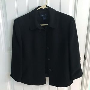 Charter Club Black Jacket